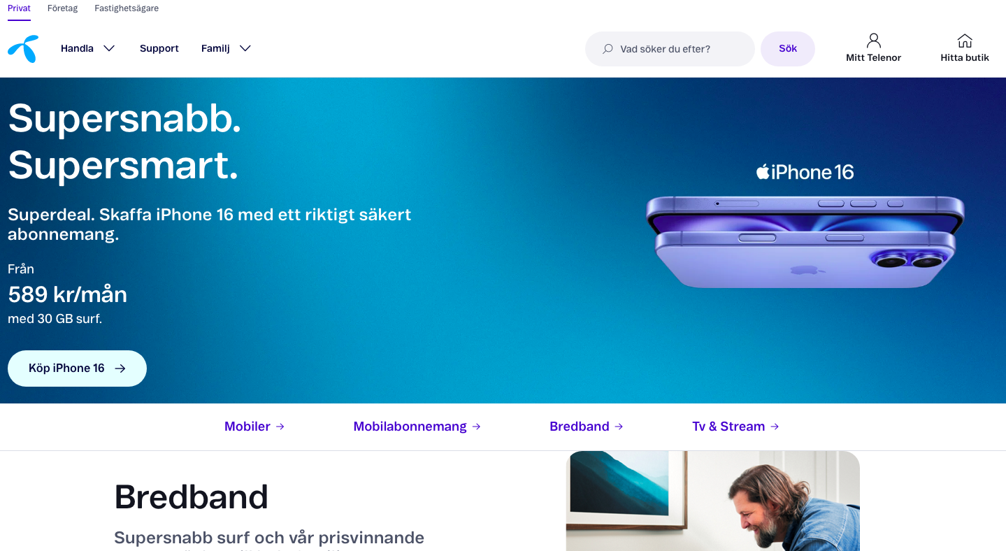 telenor skärmbild